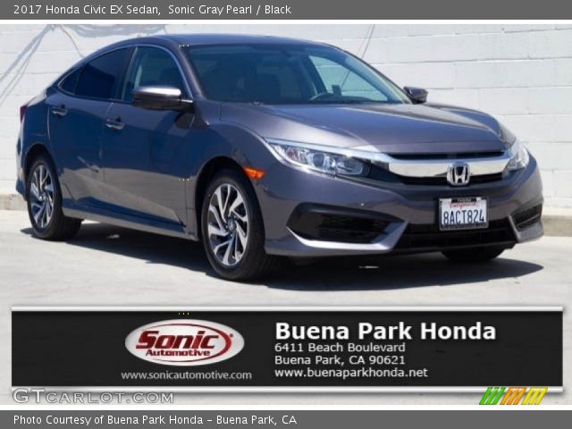 2017 Honda Civic EX Sedan in Sonic Gray Pearl