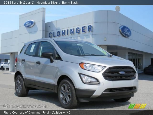 2018 Ford EcoSport S in Moondust Silver