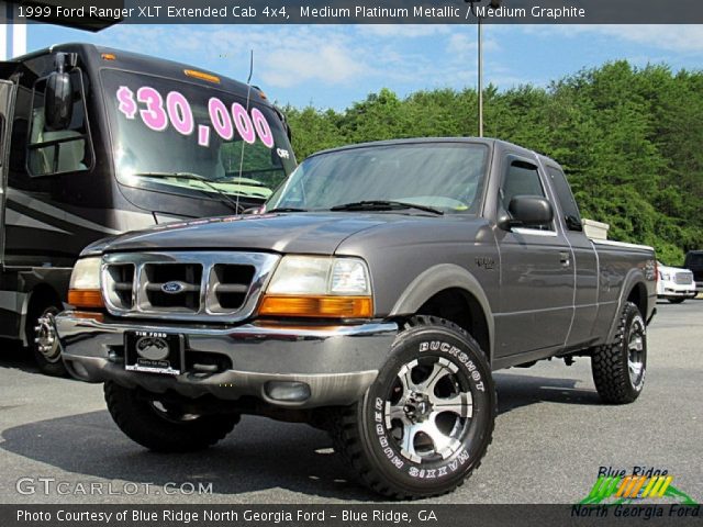 1999 Ford Ranger XLT Extended Cab 4x4 in Medium Platinum Metallic