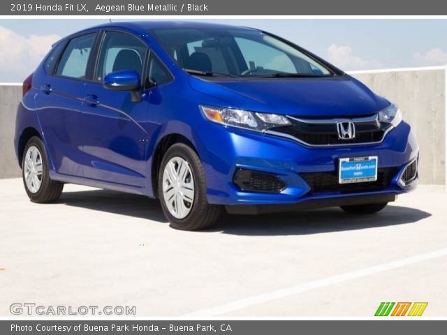 2019 Honda Fit LX in Aegean Blue Metallic