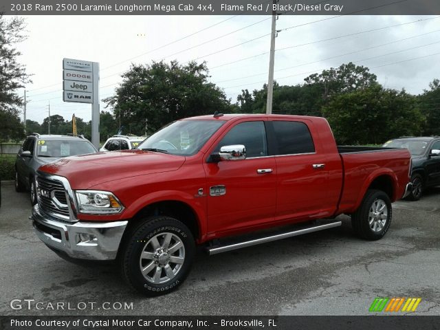 2018 Ram 2500 Laramie Longhorn Mega Cab 4x4 in Flame Red
