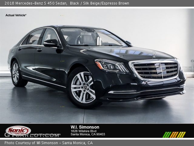 2018 Mercedes-Benz S 450 Sedan in Black