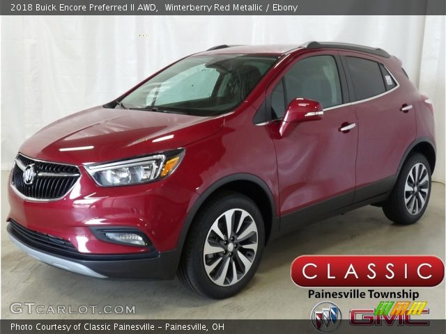 2018 Buick Encore Preferred II AWD in Winterberry Red Metallic