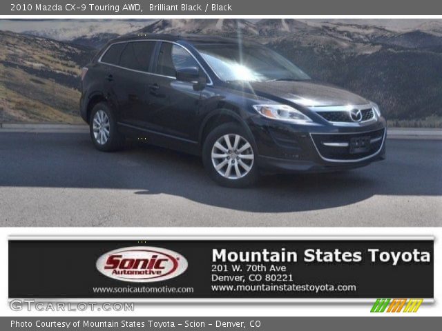 2010 Mazda CX-9 Touring AWD in Brilliant Black