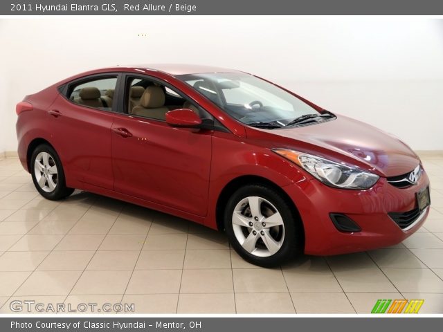 2011 Hyundai Elantra GLS in Red Allure