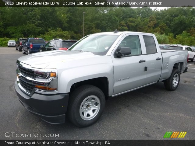 2019 Chevrolet Silverado LD WT Double Cab 4x4 in Silver Ice Metallic