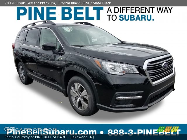 2019 Subaru Ascent Premium in Crystal Black Silica