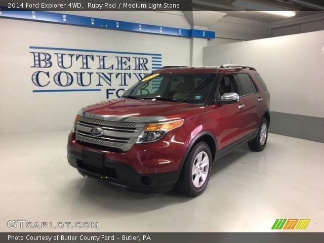 2014 Ford Explorer 4WD in Ruby Red