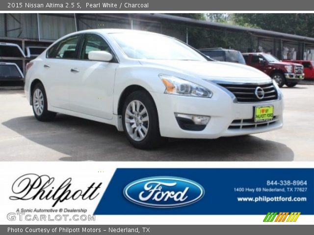 2015 Nissan Altima 2.5 S in Pearl White