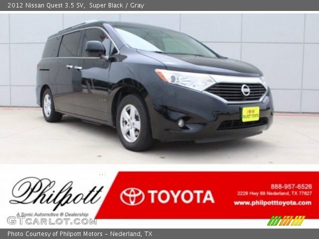 2012 Nissan Quest 3.5 SV in Super Black