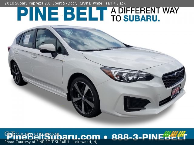 2018 Subaru Impreza 2.0i Sport 5-Door in Crystal White Pearl