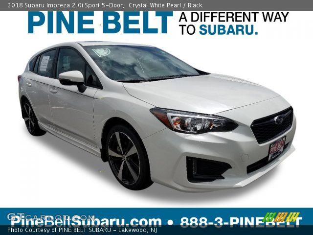 2018 Subaru Impreza 2.0i Sport 5-Door in Crystal White Pearl