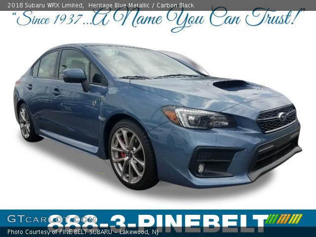 2018 Subaru WRX Limited in Heritage Blue Metallic