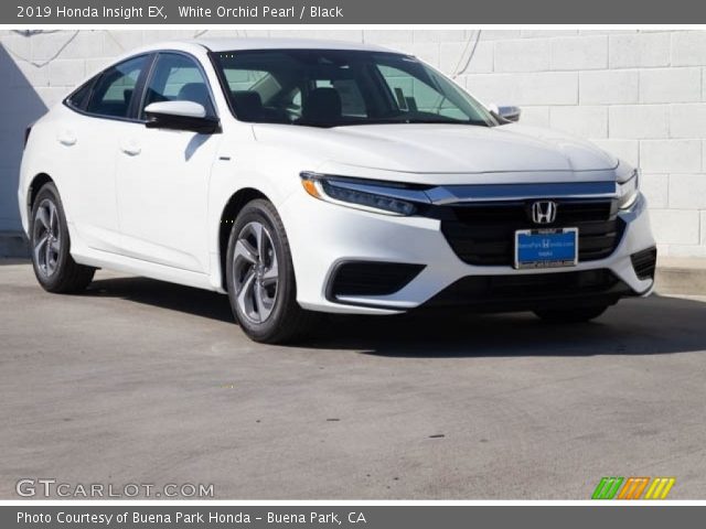 2019 Honda Insight EX in White Orchid Pearl