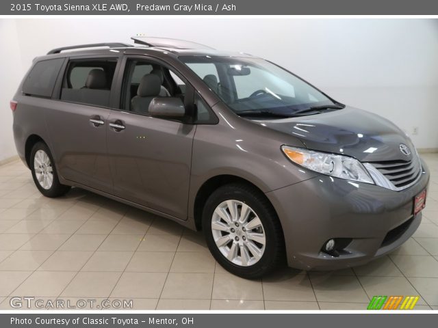 2015 Toyota Sienna XLE AWD in Predawn Gray Mica