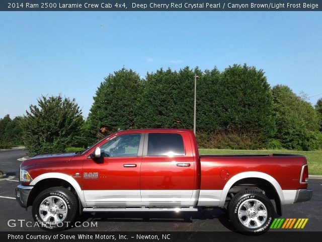 2014 Ram 2500 Laramie Crew Cab 4x4 in Deep Cherry Red Crystal Pearl