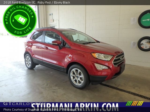 2018 Ford EcoSport SE in Ruby Red