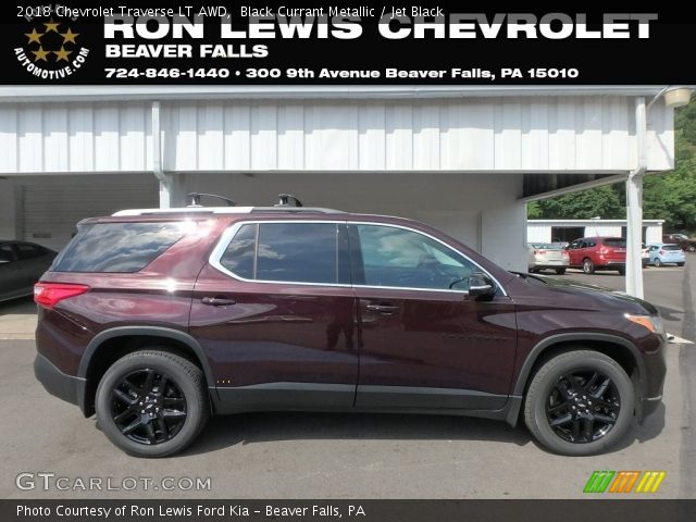 2018 Chevrolet Traverse LT AWD in Black Currant Metallic