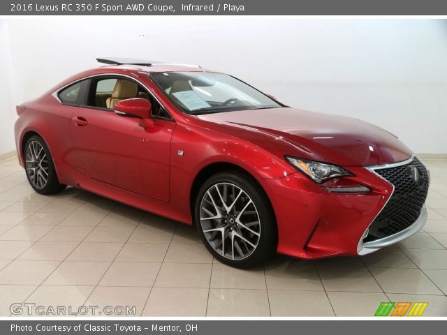 Infrared 2016 Lexus Rc 350 F Sport Awd Coupe Playa