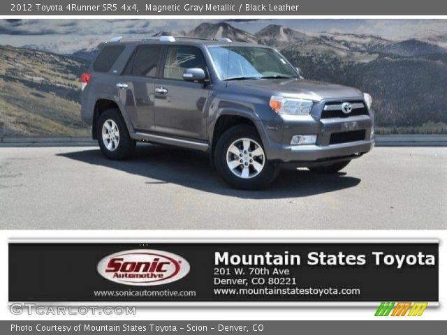 2012 Toyota 4Runner SR5 4x4 in Magnetic Gray Metallic