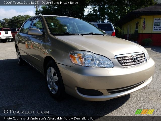 2006 Toyota Corolla CE in Desert Sand Mica