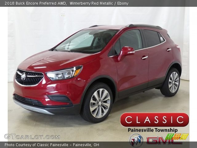 2018 Buick Encore Preferred AWD in Winterberry Red Metallic