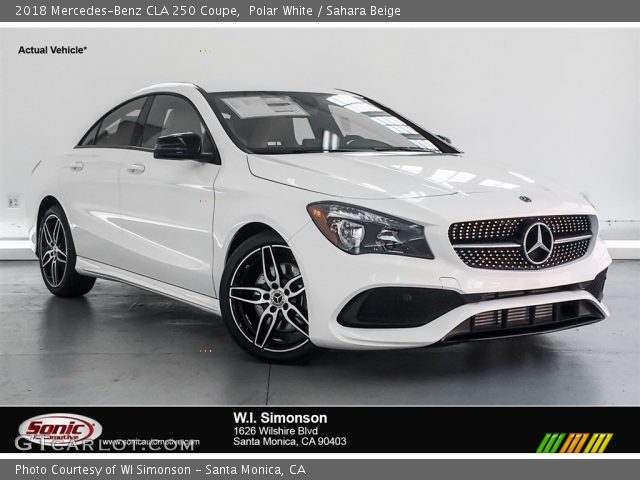 2018 Mercedes-Benz CLA 250 Coupe in Polar White