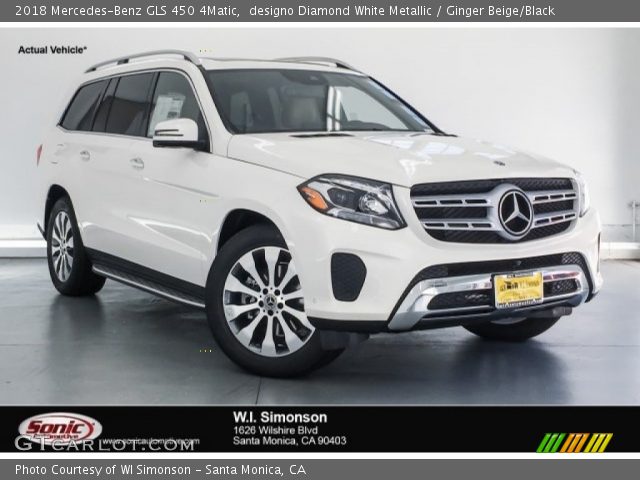 2018 Mercedes-Benz GLS 450 4Matic in designo Diamond White Metallic