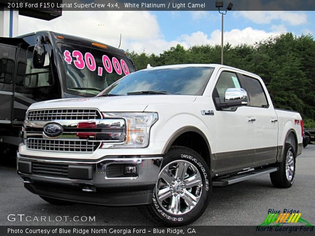 2018 Ford F150 Lariat SuperCrew 4x4 in White Platinum