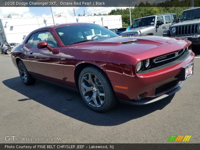 2018 Dodge Challenger SXT in Octane Red Pearl