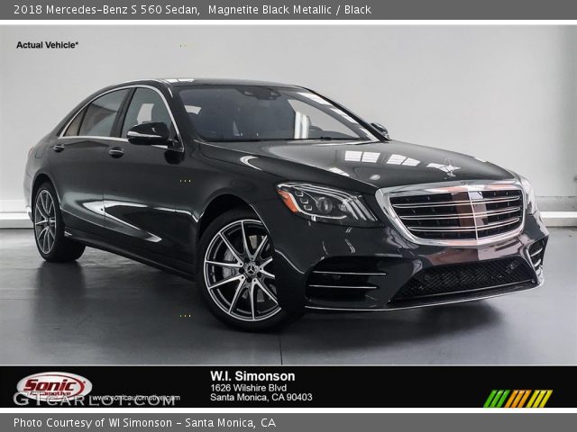 2018 Mercedes-Benz S 560 Sedan in Magnetite Black Metallic