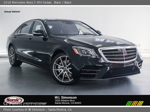 2018 Mercedes-Benz S 450 Sedan in Black