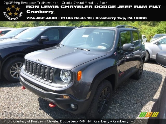 2018 Jeep Renegade Trailhawk 4x4 in Granite Crystal Metallic