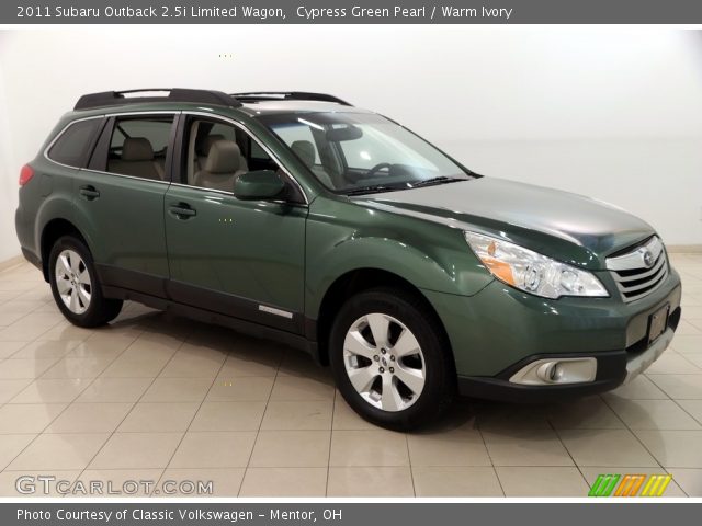 2011 Subaru Outback 2.5i Limited Wagon in Cypress Green Pearl