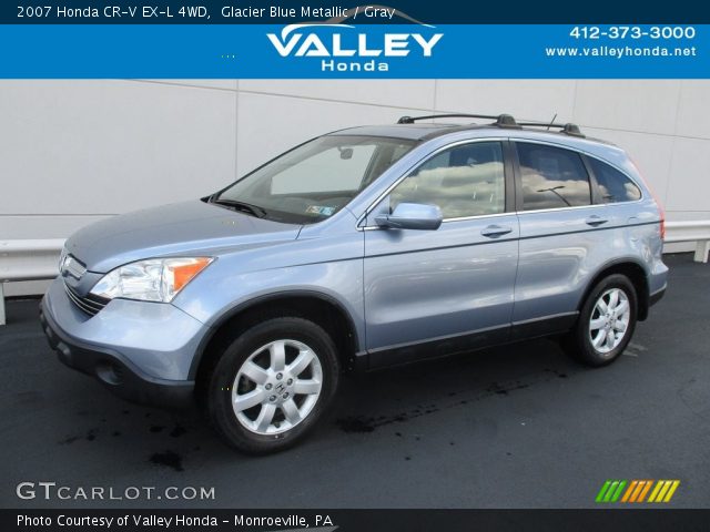 2007 Honda CR-V EX-L 4WD in Glacier Blue Metallic