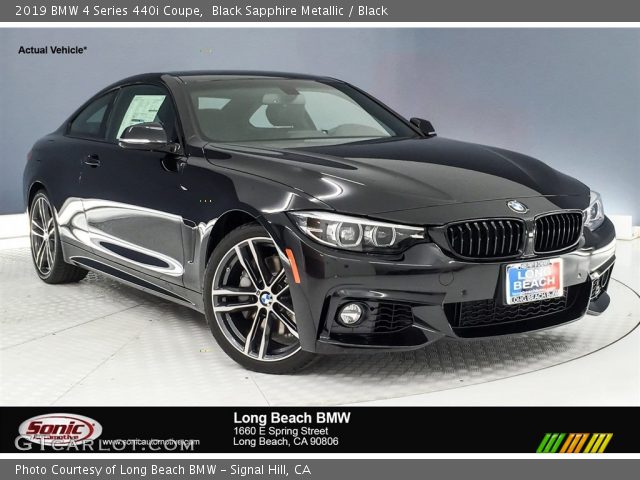 2019 BMW 4 Series 440i Coupe in Black Sapphire Metallic