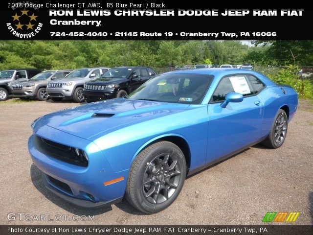 2018 Dodge Challenger GT AWD in B5 Blue Pearl