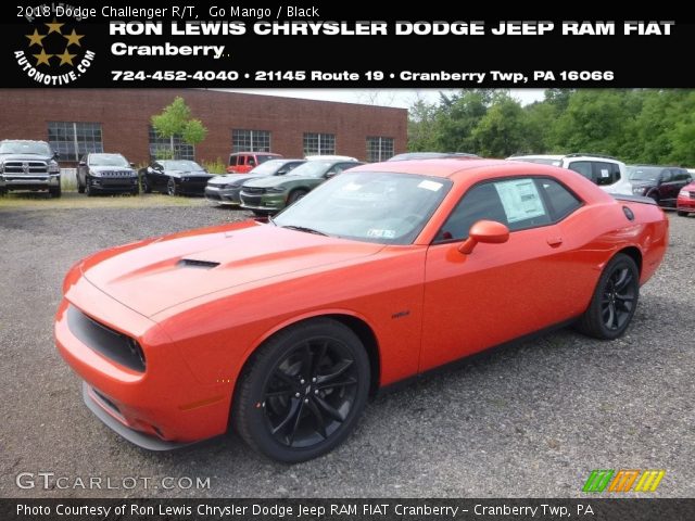 2018 Dodge Challenger R/T in Go Mango