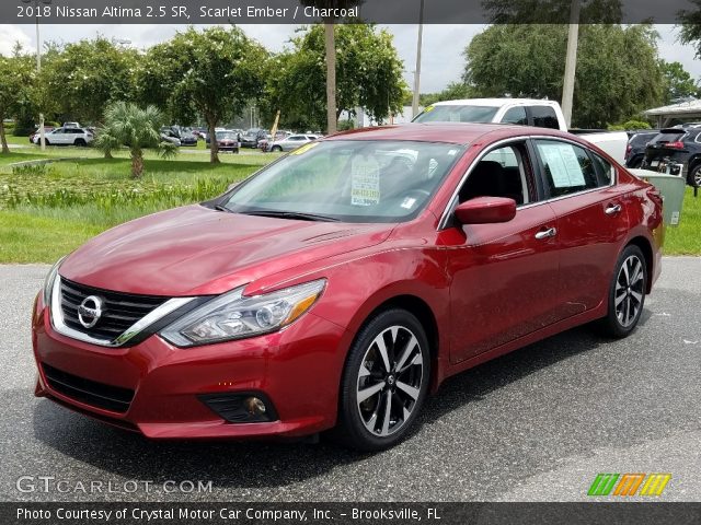2018 Nissan Altima 2.5 SR in Scarlet Ember