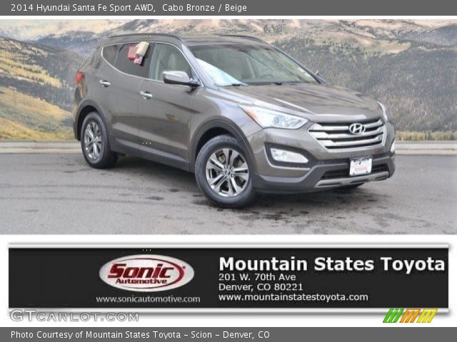 2014 Hyundai Santa Fe Sport AWD in Cabo Bronze