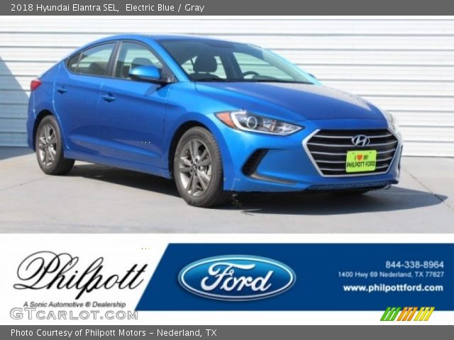 2018 Hyundai Elantra SEL in Electric Blue