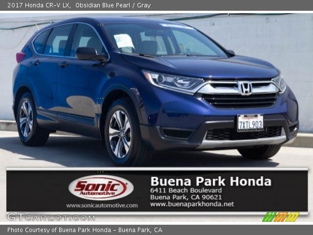 2017 Honda CR-V LX in Obsidian Blue Pearl