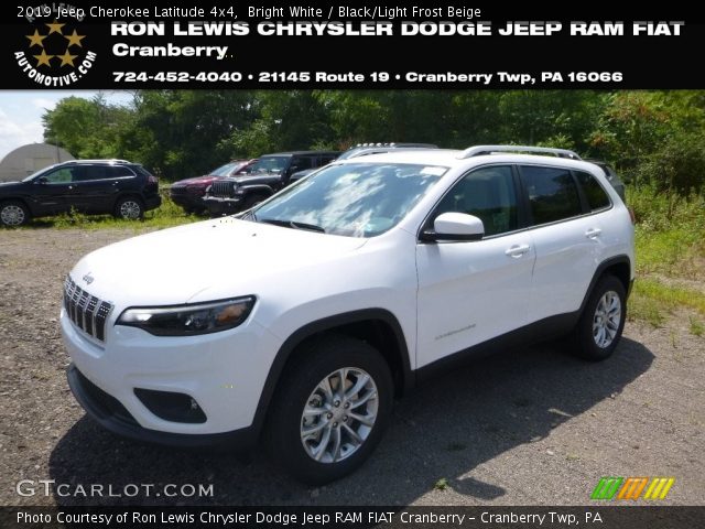 2019 Jeep Cherokee Latitude 4x4 in Bright White