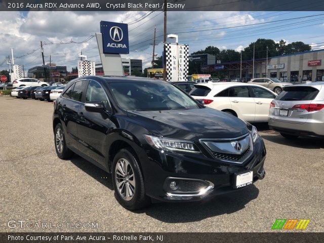 2016 Acura RDX Advance AWD in Crystal Black Pearl