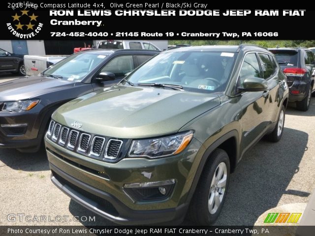 2018 Jeep Compass Latitude 4x4 in Olive Green Pearl
