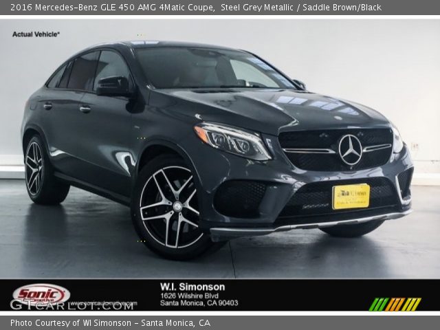 2016 Mercedes-Benz GLE 450 AMG 4Matic Coupe in Steel Grey Metallic