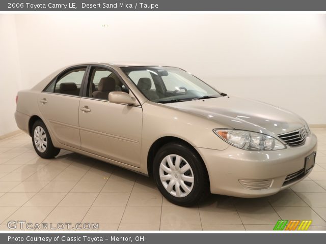 2006 Toyota Camry LE in Desert Sand Mica