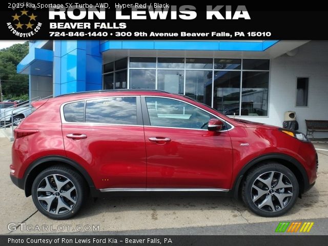 2019 Kia Sportage SX Turbo AWD in Hyper Red