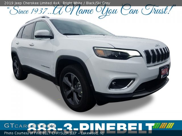 2019 Jeep Cherokee Limited 4x4 in Bright White