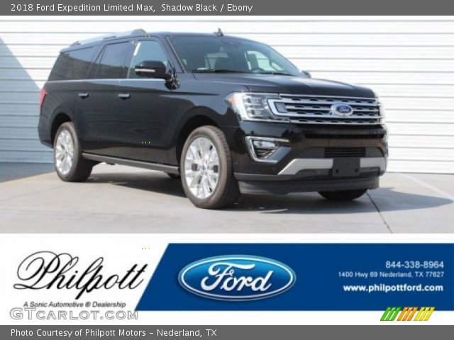 2018 Ford Expedition Limited Max in Shadow Black